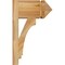 Ekena Millwork Imperial Arts & Crafts Rough Sawn Outlooker, Western Red Cedar, 8"W x 14"D x 22"H OUT08X14X22IMP03RWR - alternate 3